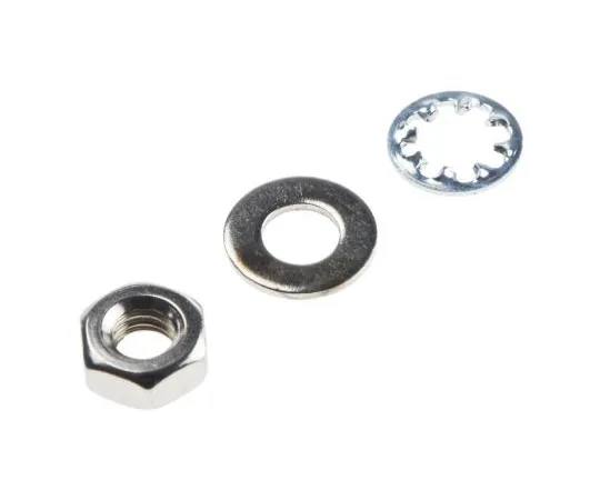 63-4816-77 RS Pro 300 piece Brass, Steel Nuts and Washers, M4 483-0883