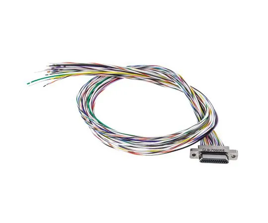 63-4890-79 AV Cable 25 Way Male Micro D-Sub to Free End Free End MWDM2L-25P-6E5-18