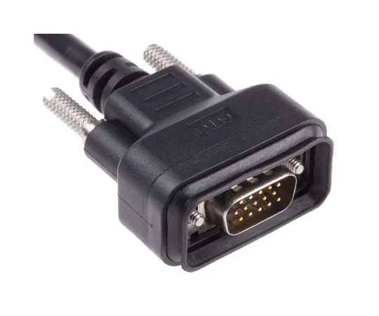 63-4666-61 RS PRO Serial Cable Assembly, 2m, Male D-Sub 15 Ways 122-3041