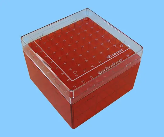 63-2984-75 81 Hole Cryobox (for 5.0ml) Red 93.875.281