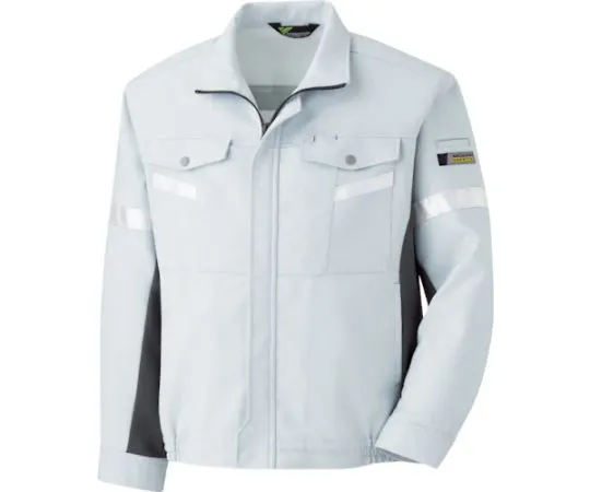 67-3131-39 Autumn/Winter Work Wear Antistatic Reflective Material Blouson VE541 Top Silver Gray x Charcoal S VE541-UE-S