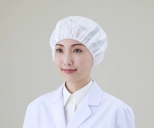 1-7664-01　［Discontinued］Electrostatic Charged Cap Without Brim, Standard Round Type 10 Pieces