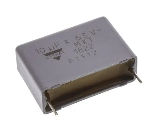 63-4705-20 Vishay 10μF Polyester Capacitor PET 40 V ac, 63 V dc ±10% MKT 1822 Series Through Hole MKT 1822 610-065