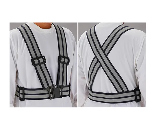 62-3984-70　［Discontinued］Elastic Reflective Cross Vest　No.7062