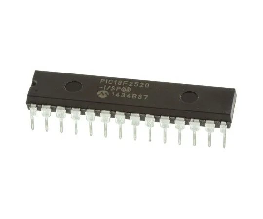 63-4895-88 Microchip PIC18F2520-I/SP, 8bit PIC Microcontroller, 40MHz, 32 kB, 256 B Flash, 28-Pin SPDIP PIC18F2520-I/SP