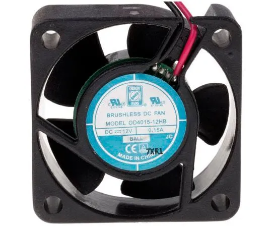 63-4690-09 RS PRO Axial Fan, 40 x 40 x 15mm, 8.5cfm, 1.8W, 12 V dc, IP55 144-2042
