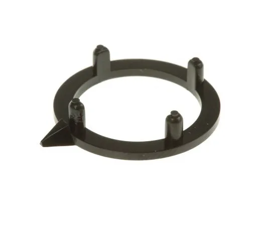 63-4800-86 RS PRO Pointer Knob, Pointer Type, Black, For Use With Collet Knob 463-8592