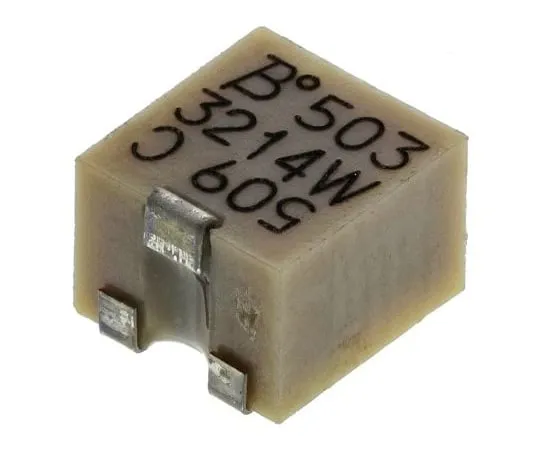 63-4742-25 50kΩ SMD Trimmer Potentiometer 0.25W Top Adjust Bourns 3214 Series 3214W-1-503E