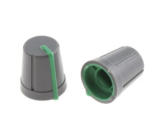 63-4805-55 RS Potentiometer Knob, Push-On Type, 13mm Knob Diameter, Grey, D Shaped Shaft Type, 6mm Shaft 467-5995