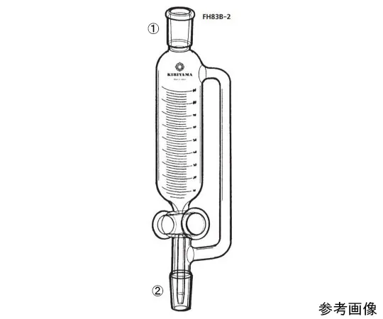 64-1069-10　［Discontinued］Isobaric Dripping funnel with Scale (main body only)　FH83B-2-1