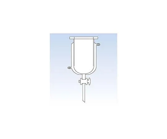 65-6822-65 Separable Flask with Jacket (with Bottom Opening PTFE Cock) 500 mL 1628-01