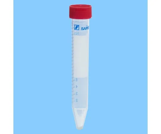 63-2978-29 Sterilized V-Base Centrifuge Tube Red Cap (with Rack) 15ml 62.554.002