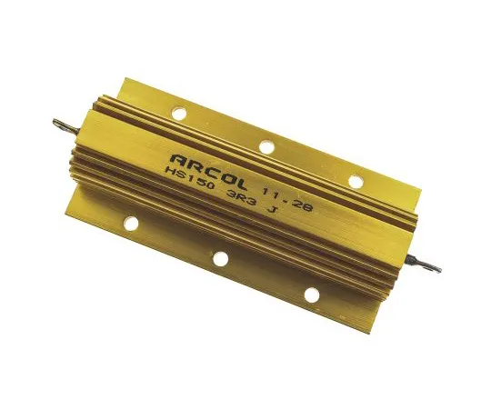 63-4758-77 Arcol HS150 Series Aluminium Ho***d Axial Wire Wound Panel Mount Resistor, 3.3Ω ±5% 150W HS150 3R3 J