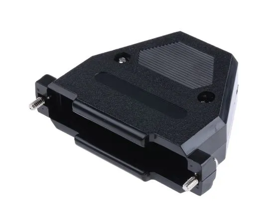 63-4790-98 MH Connectors MHCCOV Series ABS D-sub Connector Backshell, 37 Way, Strain Relief MHCCOV-37SC-BK