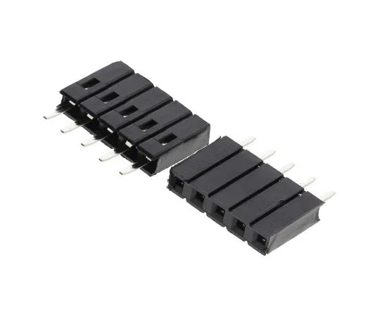63-4745-87 RS PRO 2.54mm Pitch 5 Way 1 Row Straight PCB Socket, Through Hole, Solder Termination 251-8200