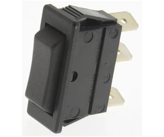 63-4860-22 Arcolectric Single Pole Double Throw (SPDT), (On)-Off-(On) Rocker Switch Panel Mount C1522ALAAA