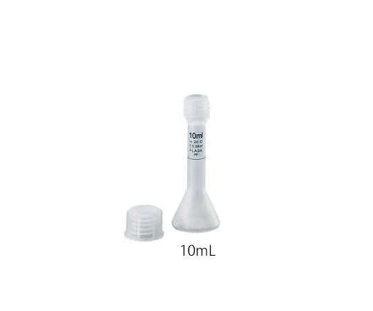 4-480-01-56　［Discontinued］PP Volumetric Flask (with screw cap) 10 mL with English Calibration Certificate　PVFS10
