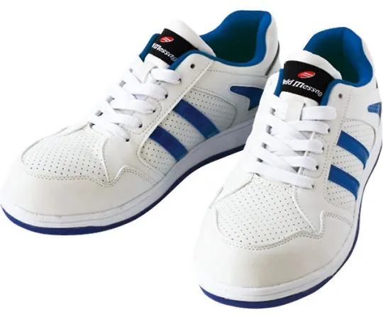 64-0984-72 Safety Shoes Lace-Up Type White 23.0 cm S2151
