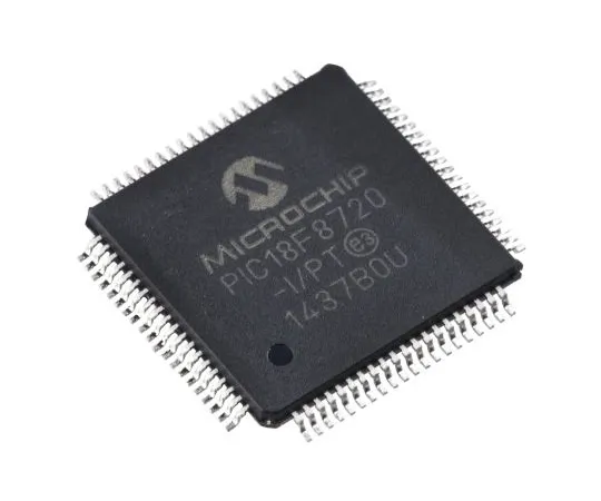 63-4805-01 Microchip, 8bit PIC Microcontroller, 25MHz, 1.024 kB, 128 kB Flash, 80-Pin TQFP PIC18F8720-I/PT