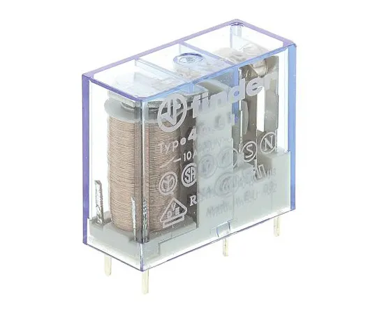 63-4778-62 Finder40 Series SPDT Non-Latching Relay PCB Mount, 24V dc Coil, 10A 40.51.9024.000