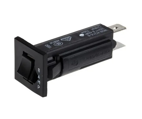 63-4705-38 TE Connectivity SP Pole RCBO, 8A W28, 1000 A W28-XQ1A-8