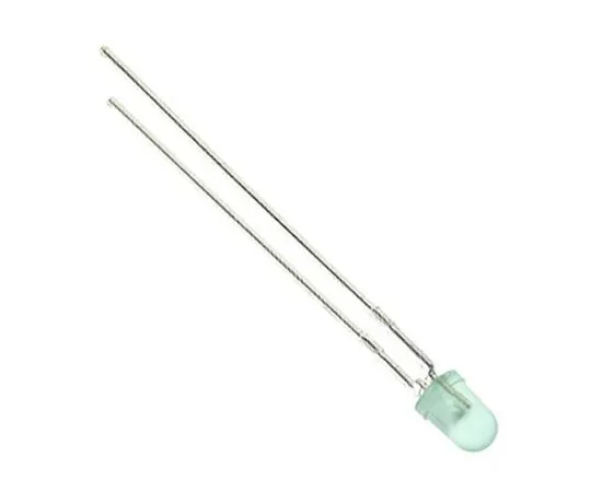 63-4744-31 2.5 V Green LED 3mm Through Hole, Kingbright Cylindrical L-1334GT L-1334GT