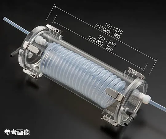 63-4155-09 Cooling Device (PFA Coil Tubing φ6 Specification) φ 80 x 340 L NR0116-001