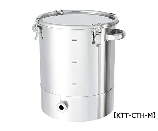 64-5067-12 Single-tapered airtight Container with Scale Clip-on 20L KTT-CTH-M-30