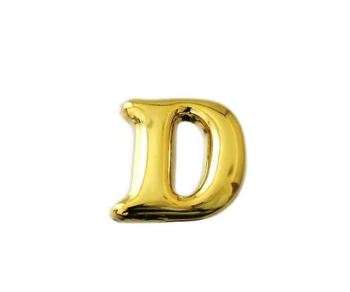 61-7421-11 Gold Characters Small D ABG15-D