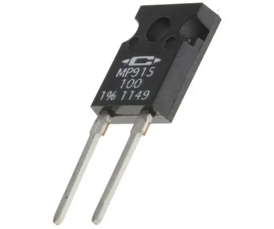 63-4762-35 Caddock 100Ω 15W Fixed Resistor ±1% -20 → +80ppm/°C MP915-100-1%