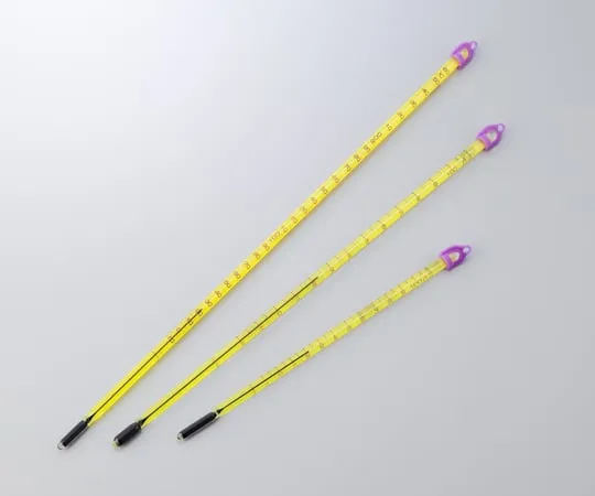 1-1909-01-20　［Discontinued］Stick Thermometer (Easy Reading Type) -10 - 110℃ With Calibration Certificatete　30591