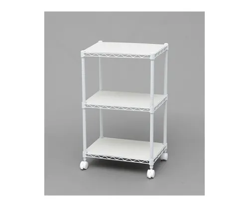 61-0429-42　［Discontinued］Color Metal Rack with Wood Board CBM-44073W White　226141/CBM-44073W