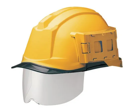 67-3138-10 PC Helmet (Alpha Liner/Vent/Clear Visor/ID Case/Wide Shield Surface) Yellow/Smoke SC-19PCLS-IDRA3-YS