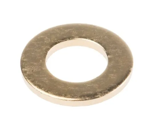 63-4817-13 Brass Plain Washer, 1.6mm Thickness, M8 483-2637