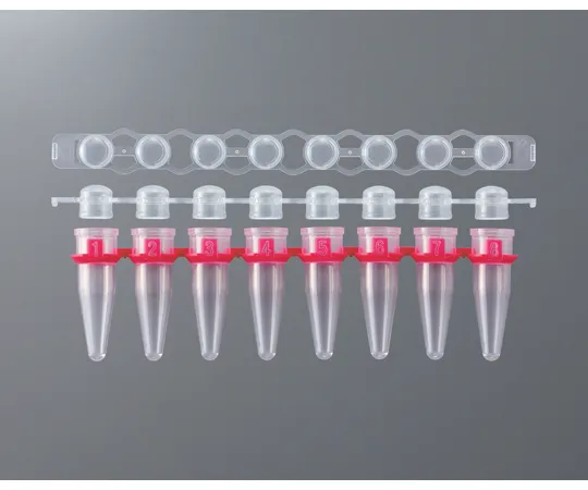67-4743-61 8-Strip tube Dome Cap Set for PCR 0.2 mL Set of 120 PCR-8SPT-D-2-PPCP