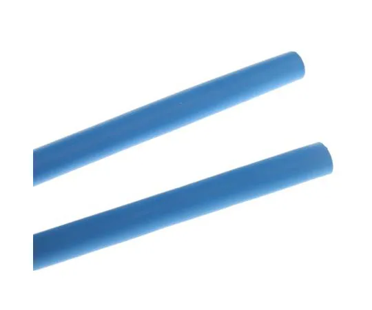 63-4716-55 TE Connectivity Blue No Heat Shrink Tubing 3mm Sleeve Dia. x 1.2m Length, RNF-3000 Series 3:1 Ratio RNF 3000-3/1-6-2