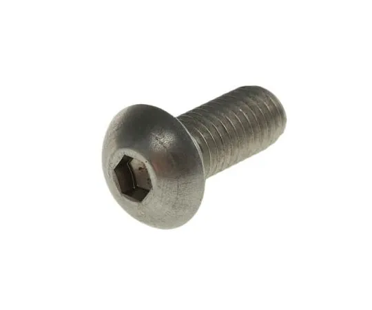 63-4717-71 RS PRO M5 x 12mm Hex Socket Button Screw Plain Stainless Steel 183-8676