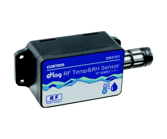 65-2574-85　［Discontinued］"dlog" Medium range wireless communication type temperature and humidity data logger　DR2101