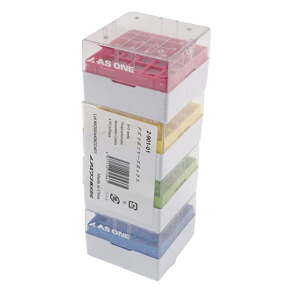 2-901-01 ASLAB Freeze Box 0.5, 1.5, 2.0mL x 25 Pcs 90-9250