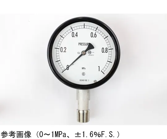 65-4304-68 Sealed Pressure Gauge (100Φ) Vertical A Frame 0.1 MPa BE12-193