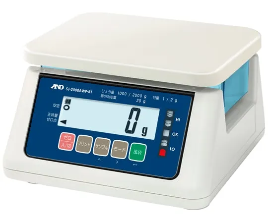 65-2344-46 Proof of Transaction Dust Control Waterproofing Digital Scale Wireless Communications Model 2000g A1 SJ-AWP-BT Series SJ-2000AWP-BT-A1