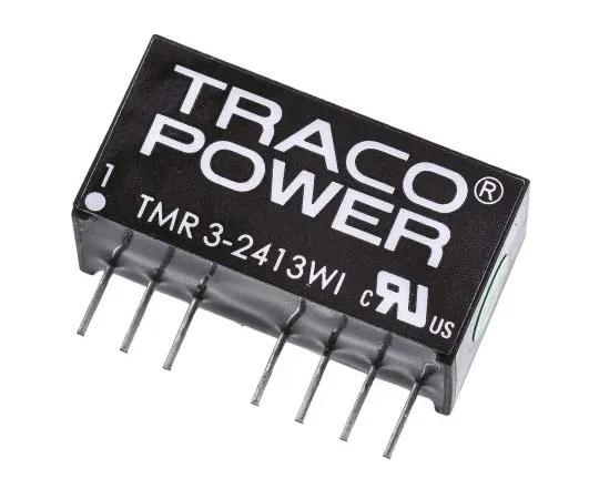 63-4929-85 TRACOPOWER TMR 3WI 3W Isolated DC-DC Converter Through Hole, Voltage in 9 → 36 V dc, Voltage out 15V dc TMR 3-2413WI