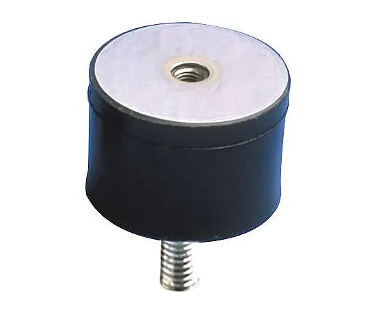 63-4755-25 Paulstra 520010 10mm Shock Mount M5 16mm Diameter 20daN Compression Load 1.5mm, Male to Female Natural Rubber 520010