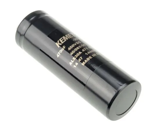 63-4778-27 KEMET 470μF 450V dc Aluminium Electrolytic Capacitor, Chassis Mount 36 x 105mm +85°C 36mm 105mm ALS30A471DF450