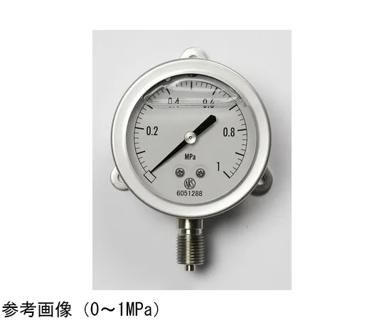 65-4323-72 Pressure Gauge with Glycerin (60Φ) 0.1 MPa GV50-223