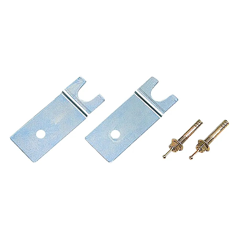 0-5223-14 Stainless Steel Storage Fixed Fittings Set for Floor 2 Pcs SFS-UN