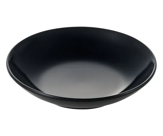 62-2922-17 Simple Dish Round Plate 12 Black SP-23B