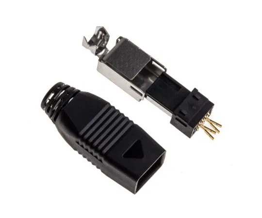 63-4688-47 Hirose MQ172 Series Miniature Power Connector Cable Mount Plug, 4P, Solder Termination, 3A, 30 V dc, 40 V ac MQ172X-4SA-CV(30)