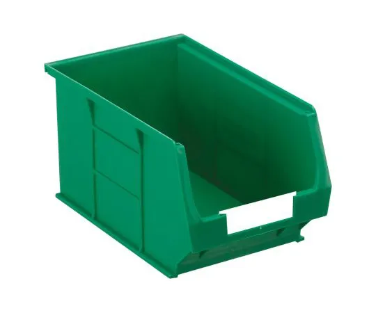63-4818-38 RS Green Plastic Stackable Storage Bin, 130mm x 150mm x 240mm 484-4040