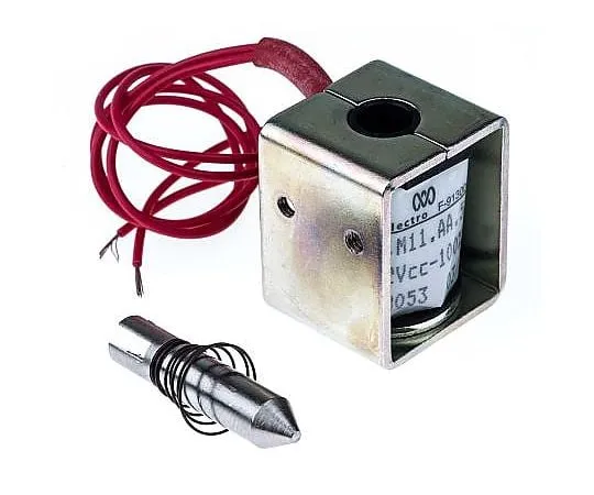 63-4758-31 Pull Action DC D-Frame Solenoid, 6mm stroke, 4W, 12 V dc 8.M11 AA 52 12 VCC 100%